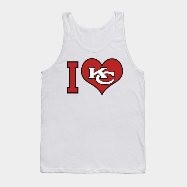 i love chiefs Tank Top by FootballBum